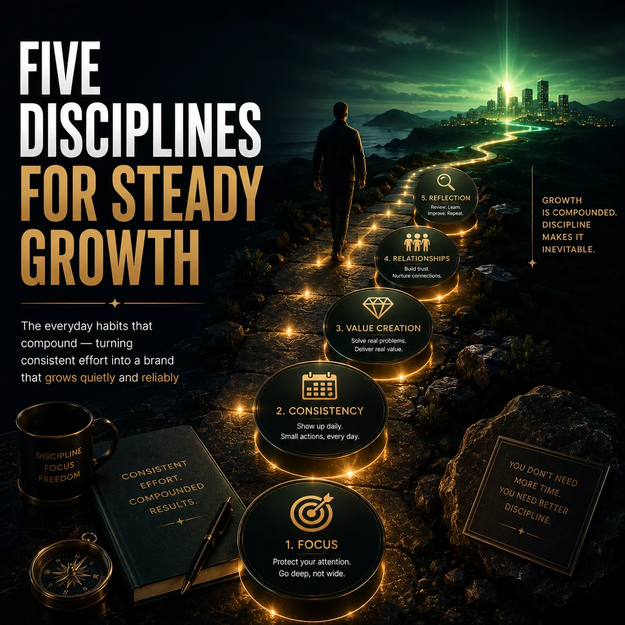 Five Disciplines For Steady Growth